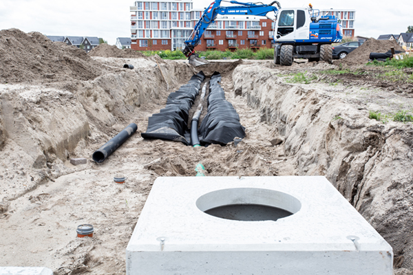 14 kilometer Pipelife PVC buis en PVC hulpstukken voor woonwijk Hooghkamer Voorhout